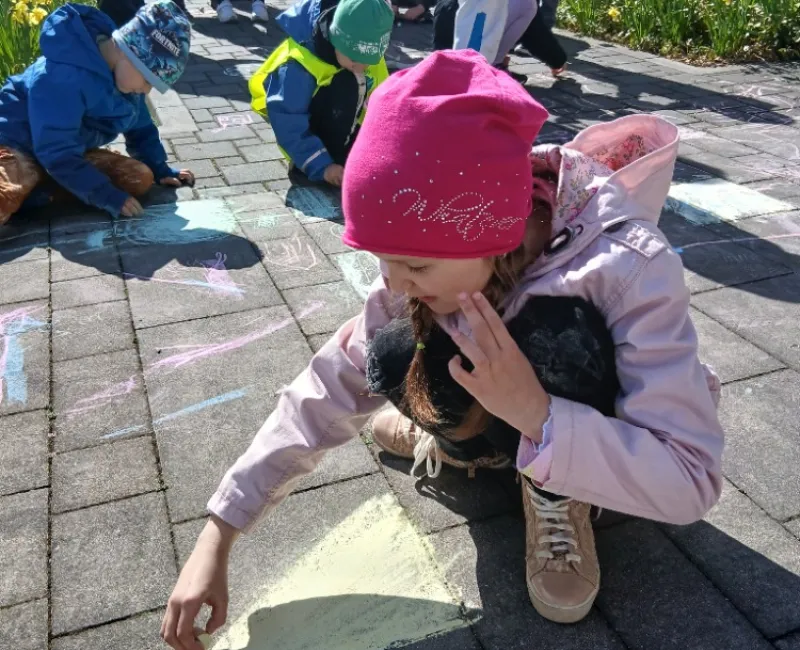 Malování na chodník