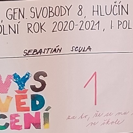 Pololetní vysvědčení - 2021