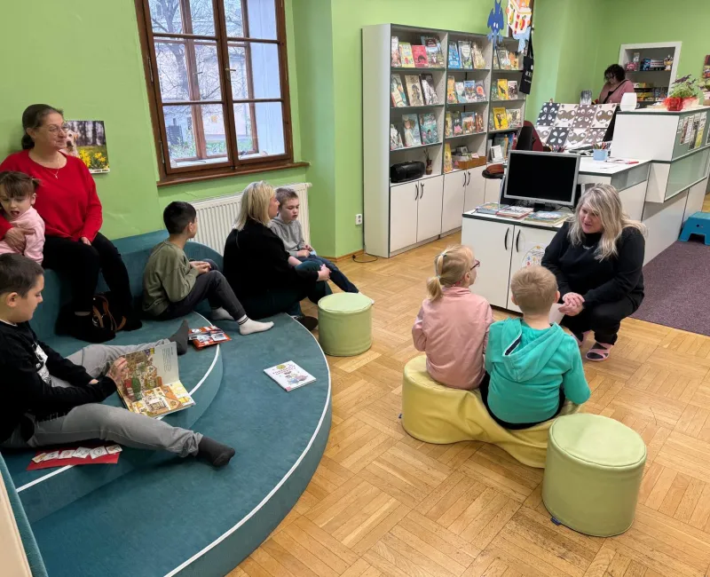 Návštěva městské knihovny