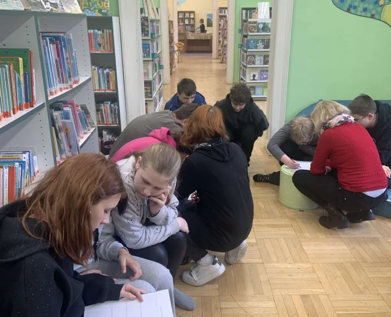 Návštěva městské knihovny